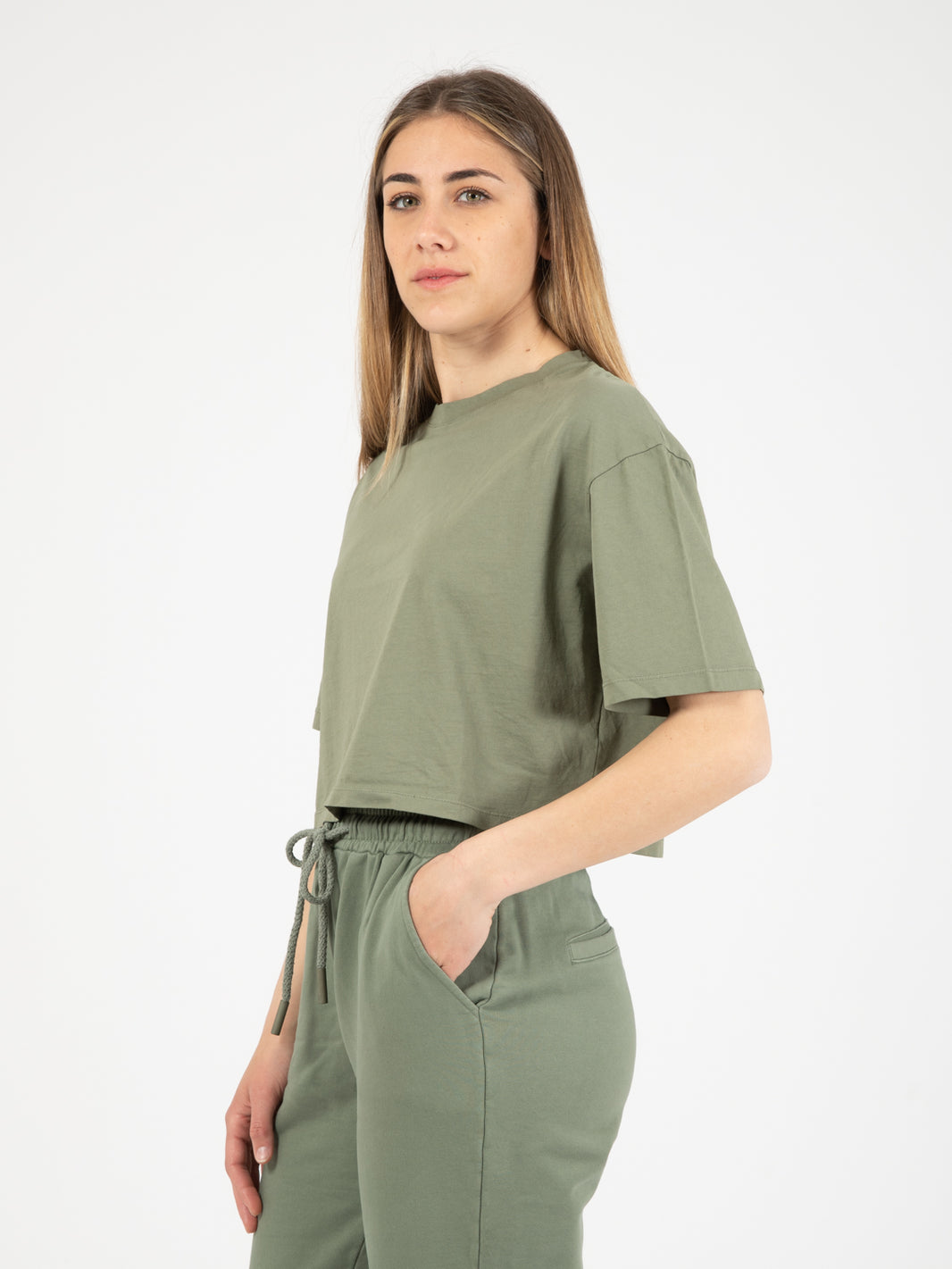 Military Cropped Shirt