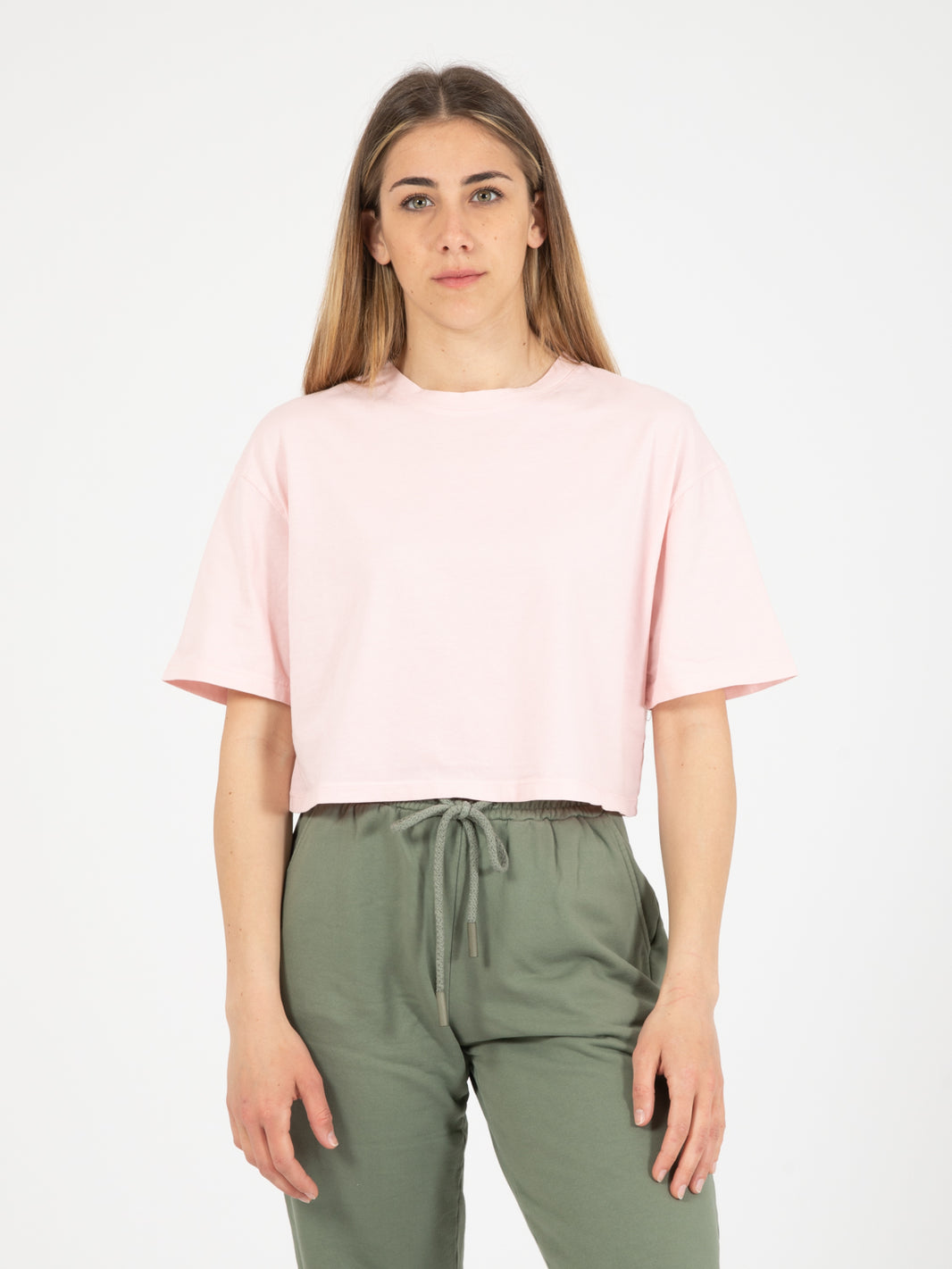 Pink Cropped Sweater
