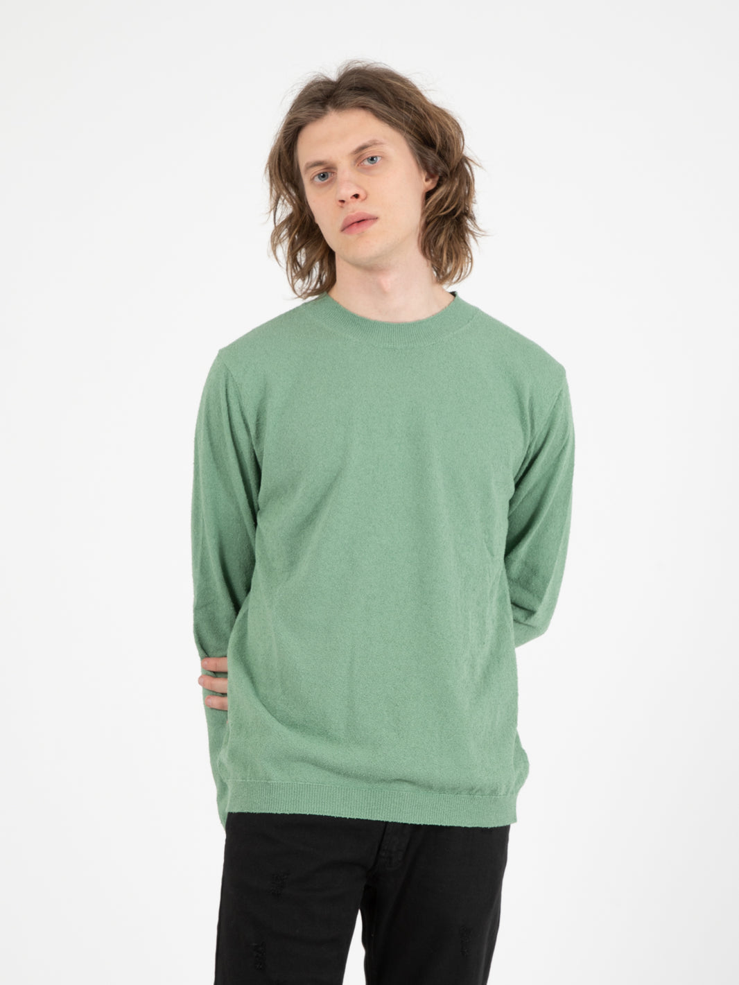 Maglia girocollo agave