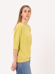 STIMM - Maglia mezze maniche a kimono verde