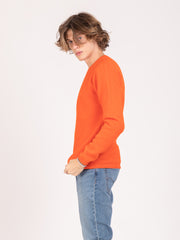 STIMM - Maglione arancione in lana merino