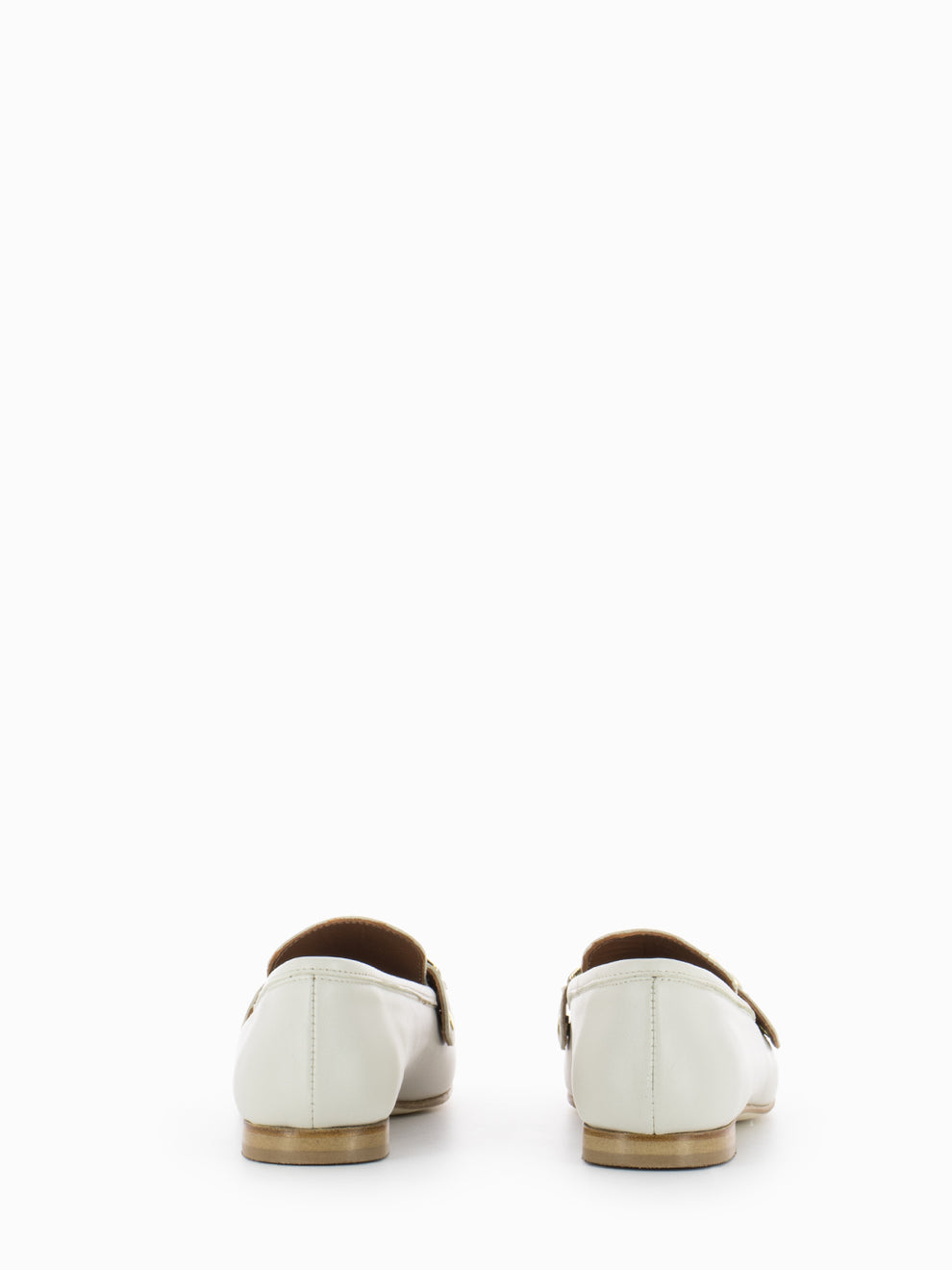 Mina nappa ivory moccasins