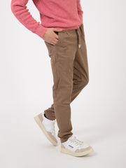 STIMM - Pantalaccio cotone / lino khaki