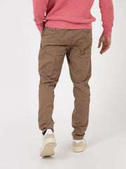 STIMM - Pantalaccio cotone / lino khaki