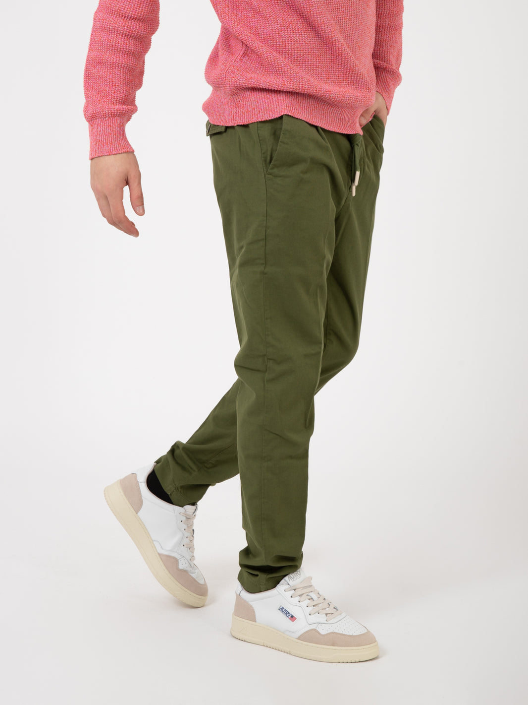 Pantalaccio cotone / lino muschio