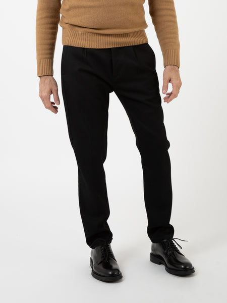 Pantalone nero in lana cover