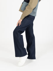 STIMM - Pantalone palazzo blu denim