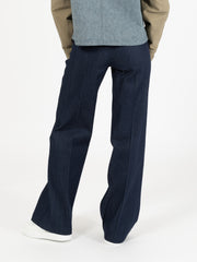 STIMM - Pantalone palazzo blu denim