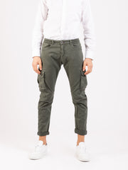 STIMM - Pantaloni cargo Vietnam verde nuovo