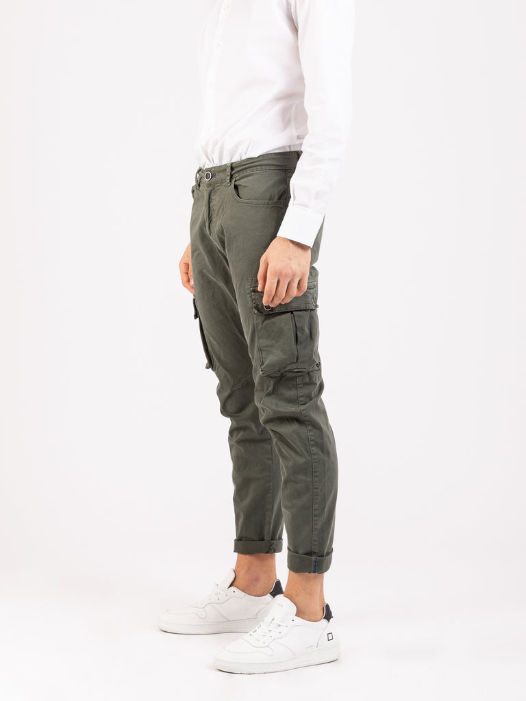 STIMM - Pantaloni cargo Vietnam verde nuovo
