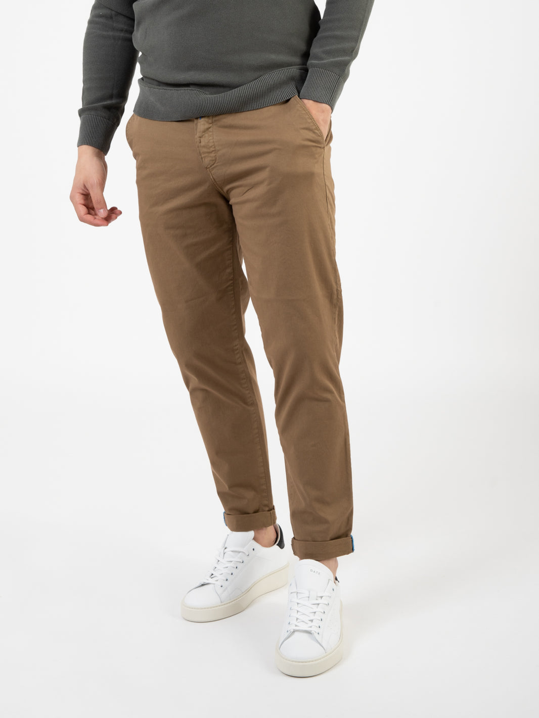 Pantaloni chino Iber camel