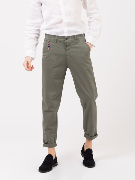 Pantaloni chino Iber verdi