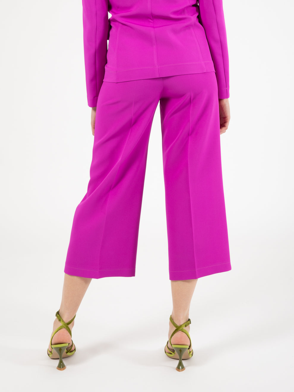 Pantaloni Cropped fuxia