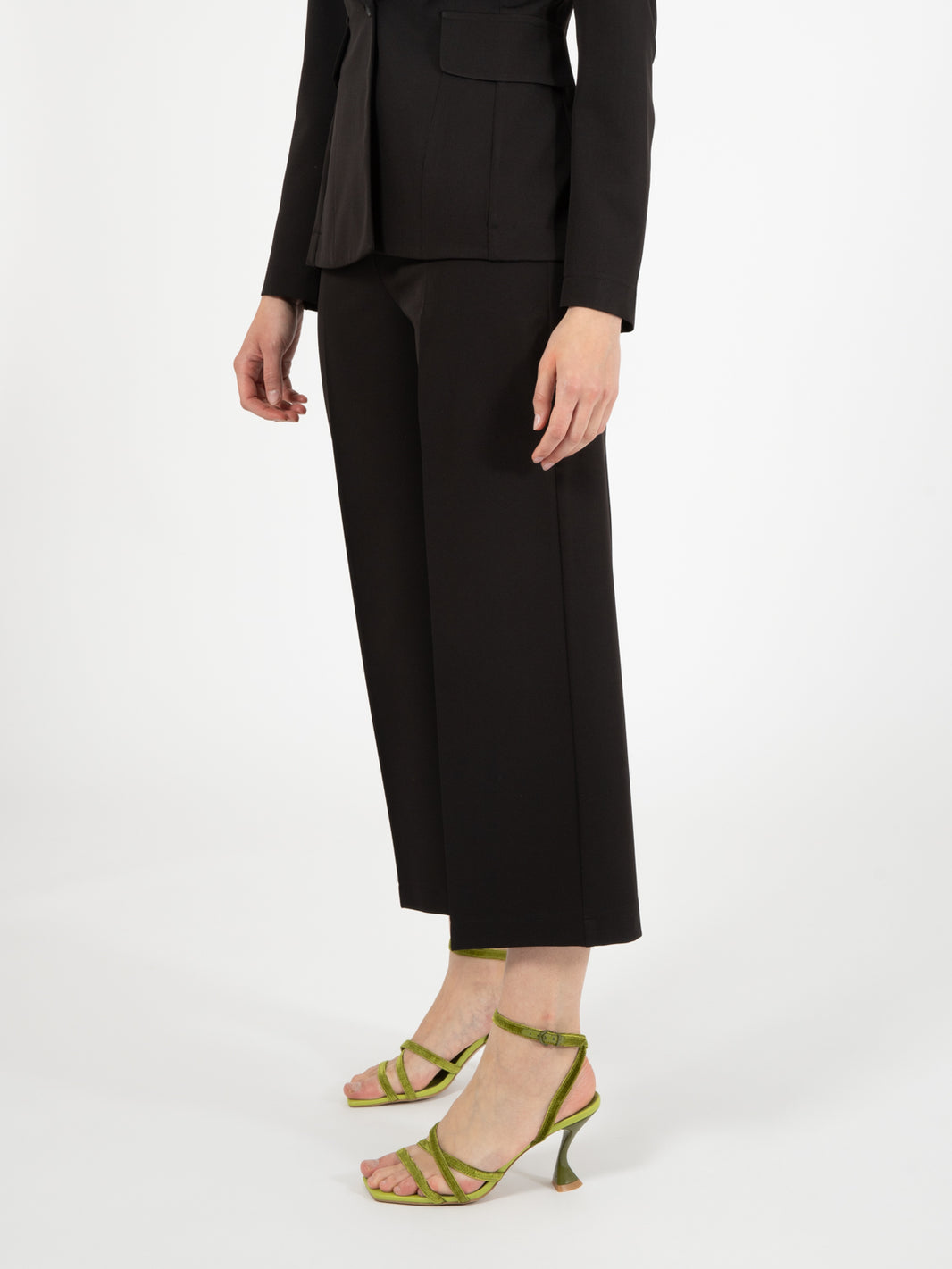 Pantaloni Cropped nero