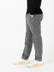 STIMM - Pantaloni Den 1005 velluto grigio chiaro