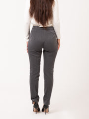 STIMM - Pantaloni dritti grigio antracite