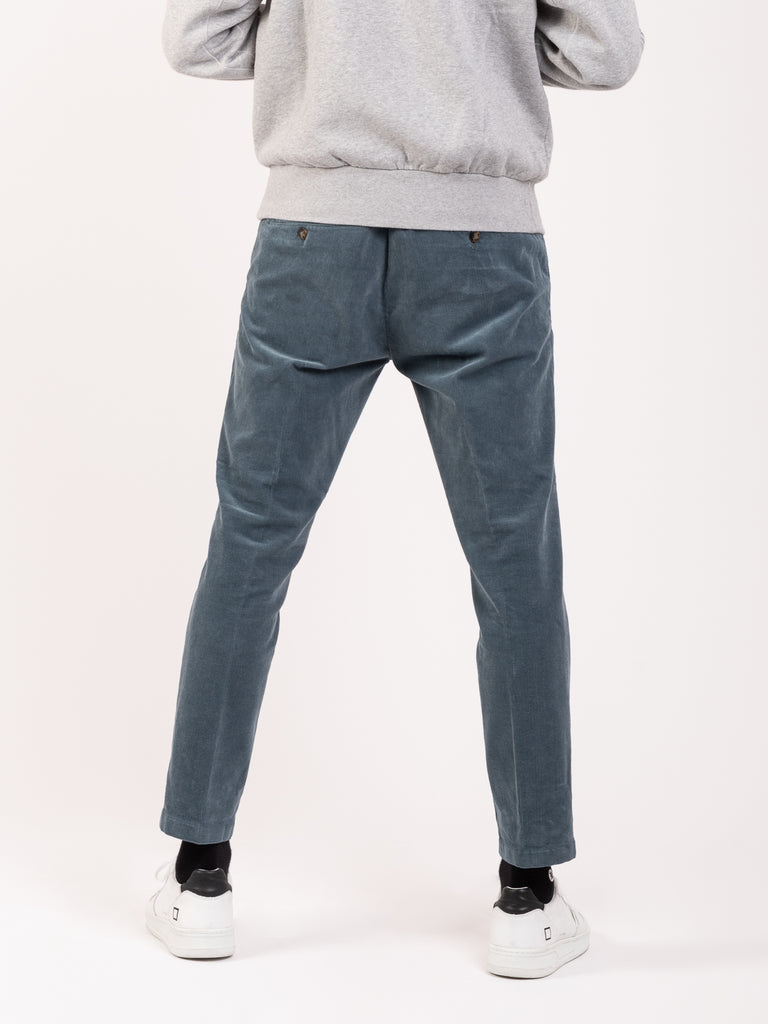 STIMM - Pantaloni in velluto a costine antracite