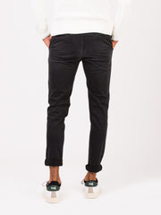 STIMM - Pantaloni Mirtos cotone stretch neri