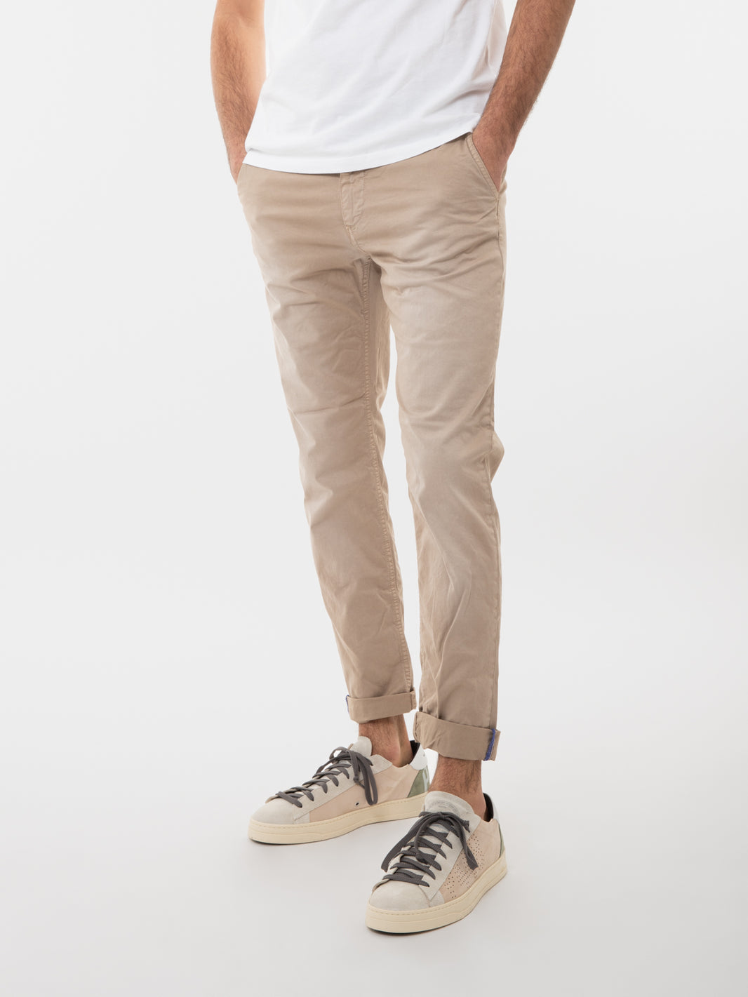 Pantaloni Mirtos sabbia