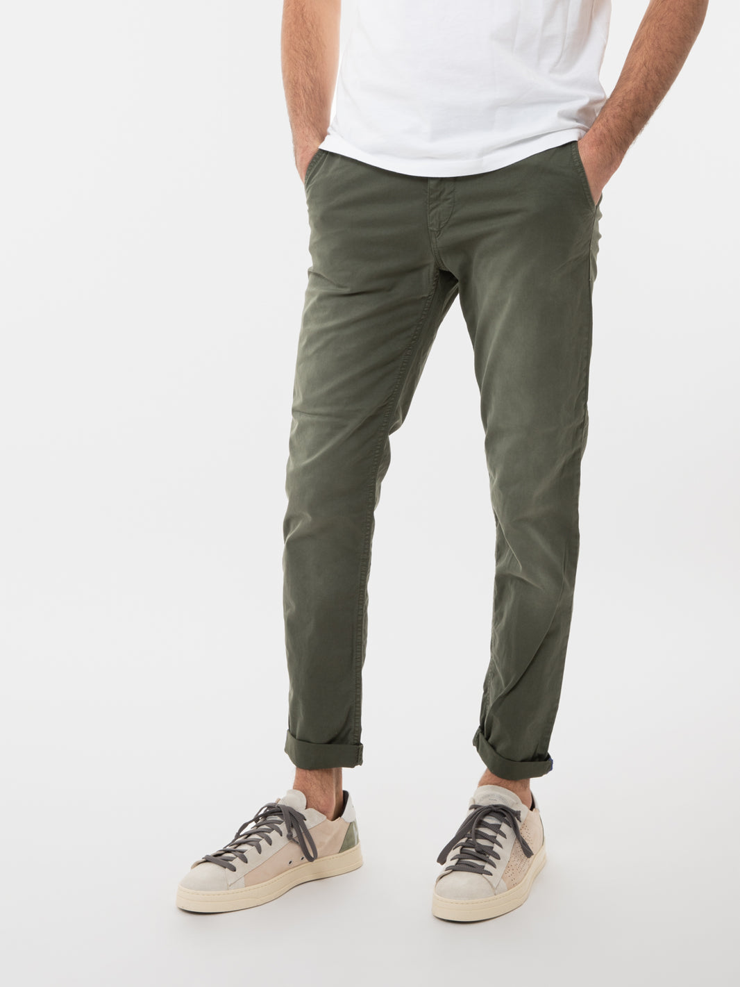Pantaloni Mirtos verde nuovo