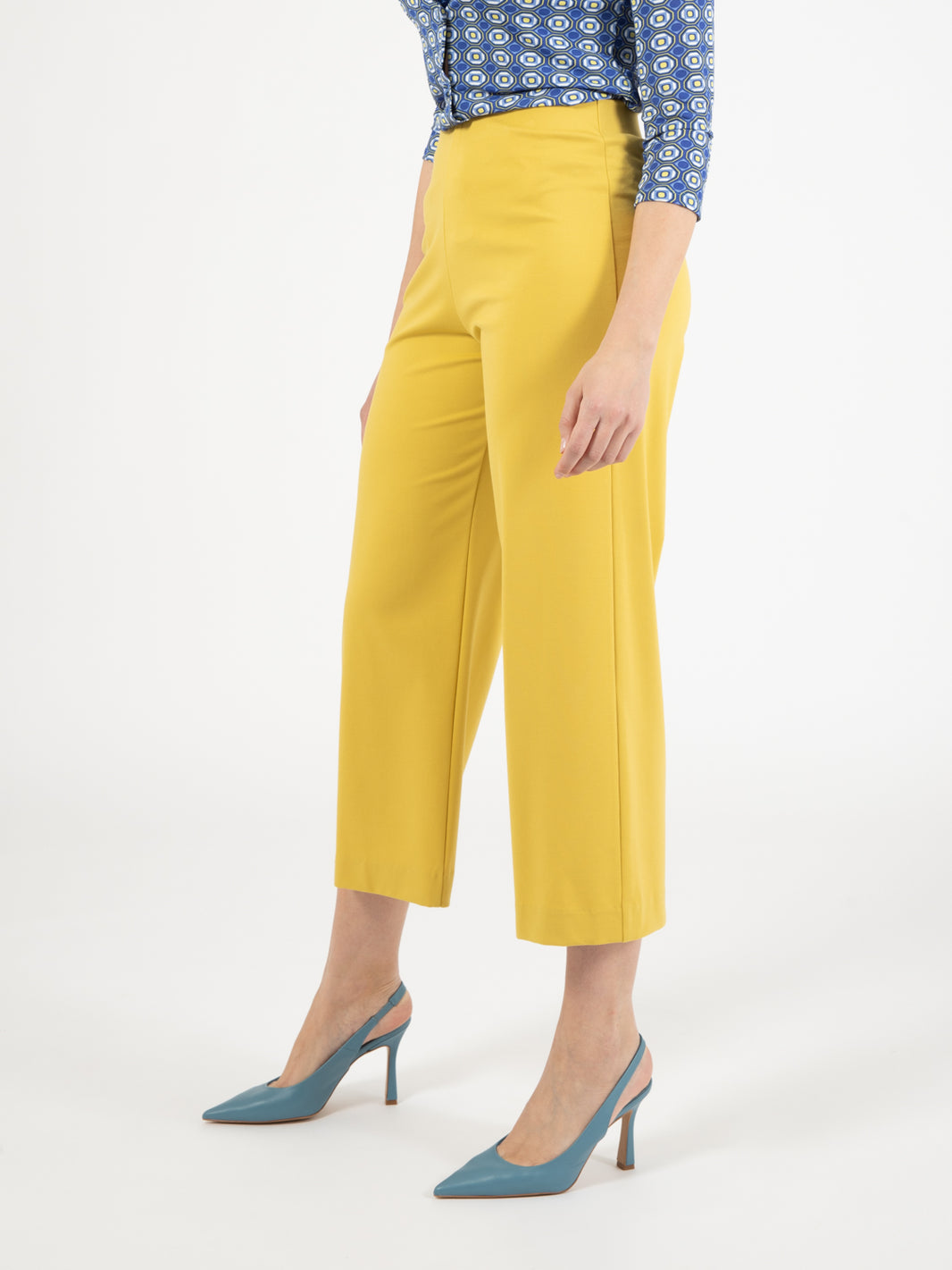 Pantaloni Punto Milano curry
