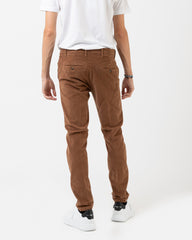 STIMM - Pantaloni velluto a costine terra