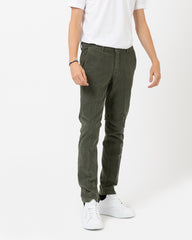 STIMM - Pantaloni velluto a costine verde