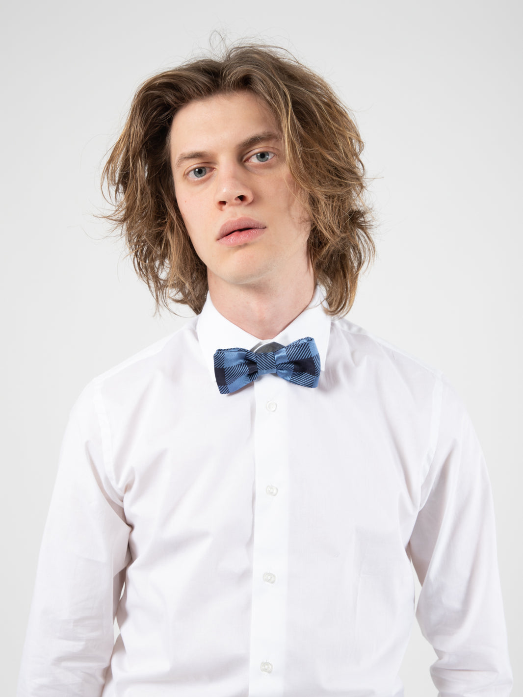 Navy Blue/Aviation Scottish Bow Tie