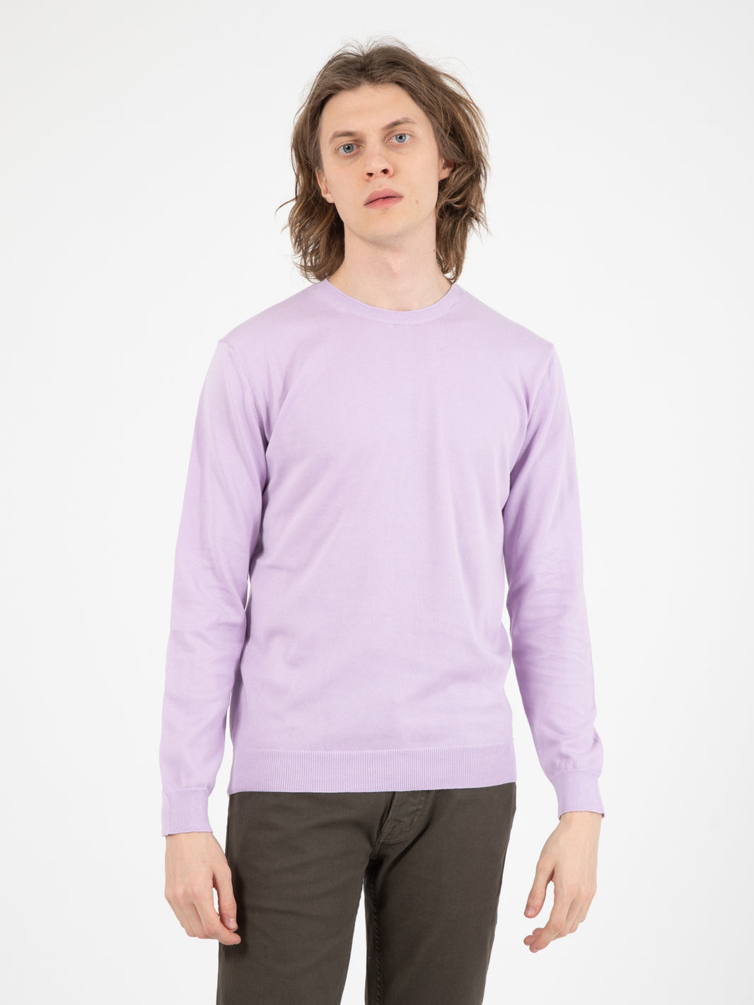 Wisteria cotton crew neck