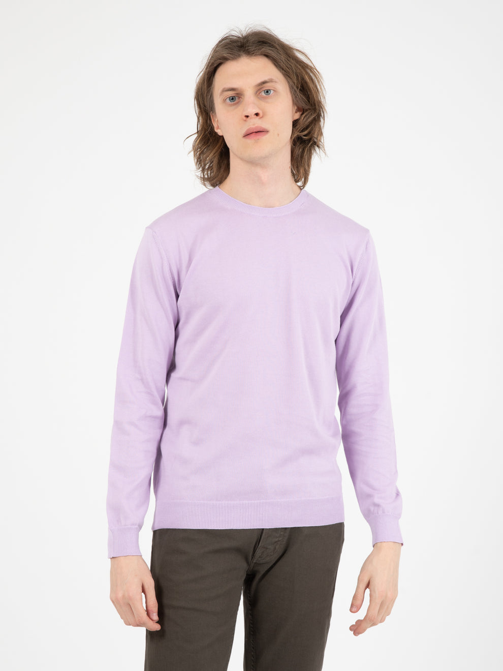 Wisteria cotton crew neck