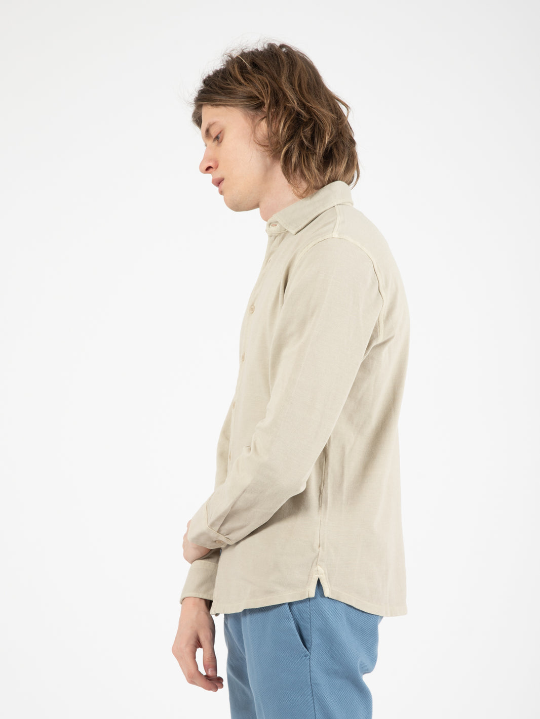 Polo in cotone sand