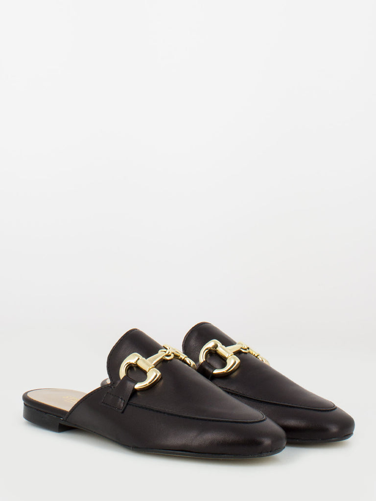 STIMM - Sabot Daisy neri con morsetto