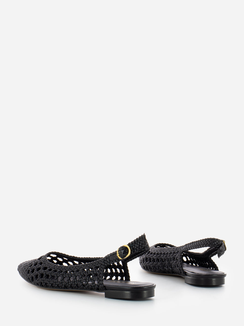 Black Braid Sandals
