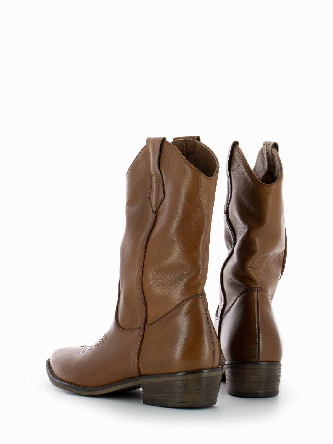 Stivale Texano Calf Marta cuoio