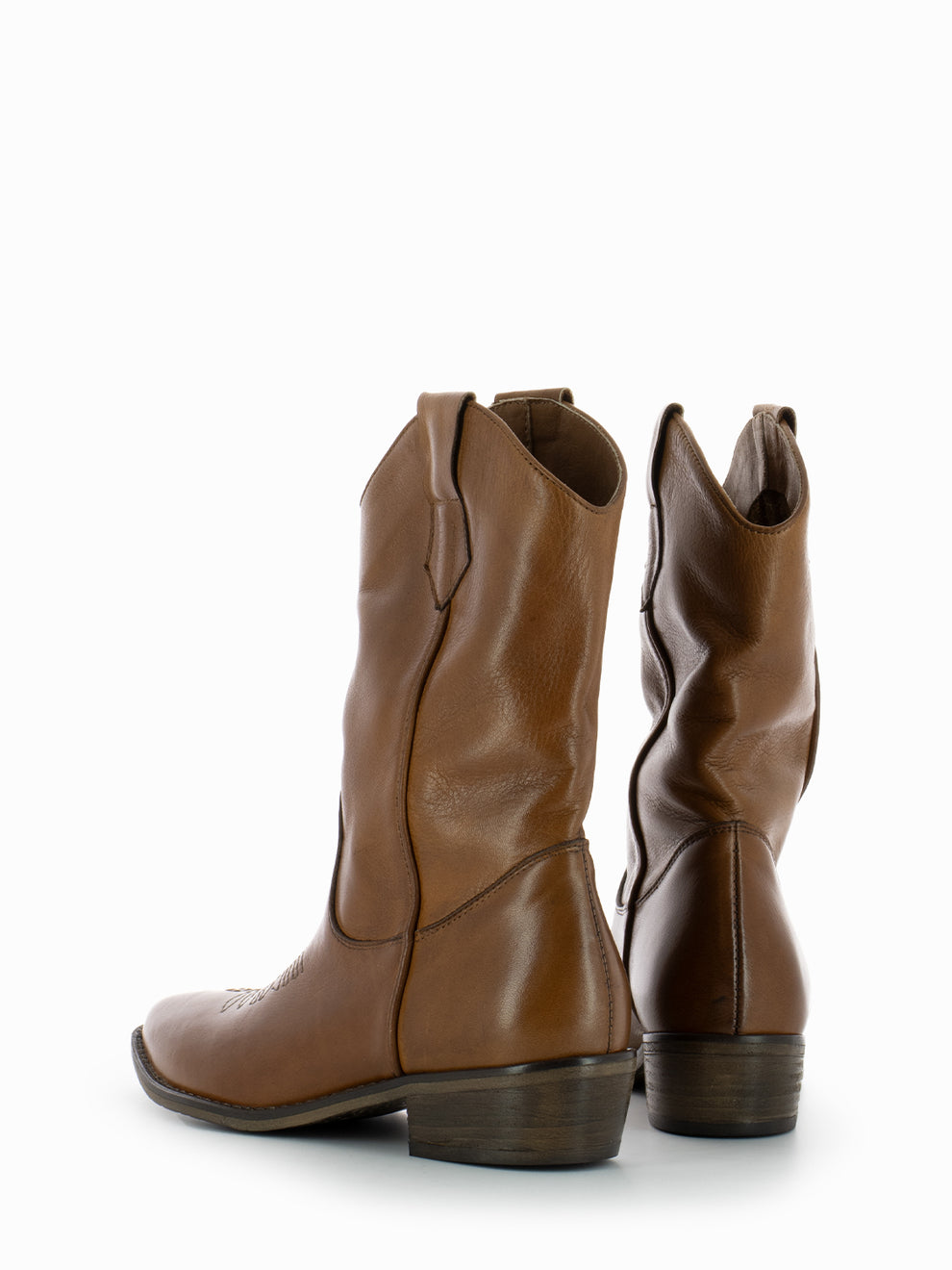 Stivale Texano Calf Marta cuoio