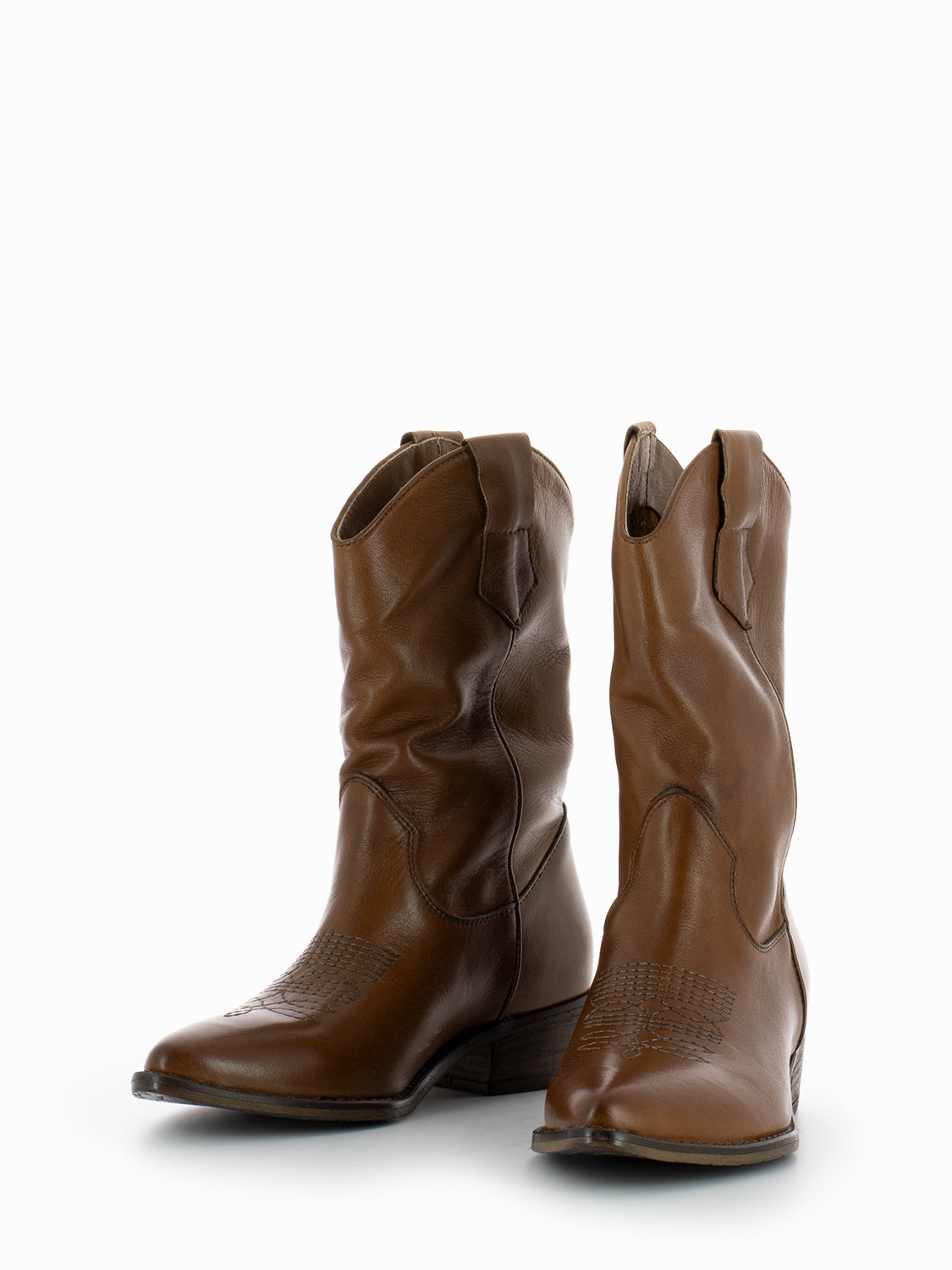 Stivale Texano Calf Marta cuoio
