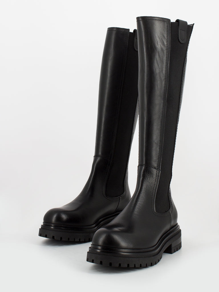 STIMM - Stivali Teo neri con fasce elastiche
