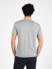 STIMM - T-shirt basic in lino ferro