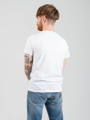 STIMM - T-shirt Derek bianca con taschino