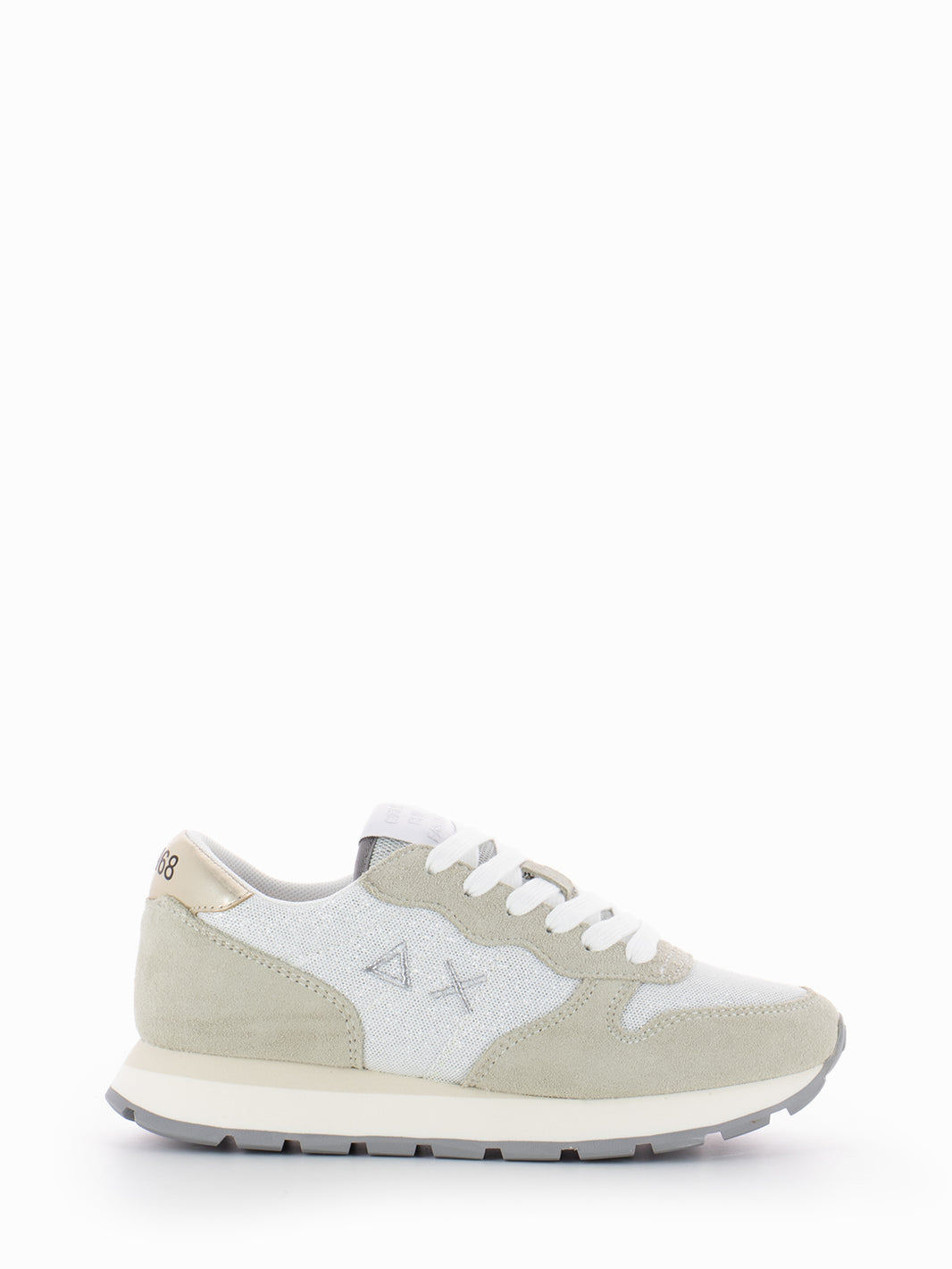 Ally Glitter textile bianco