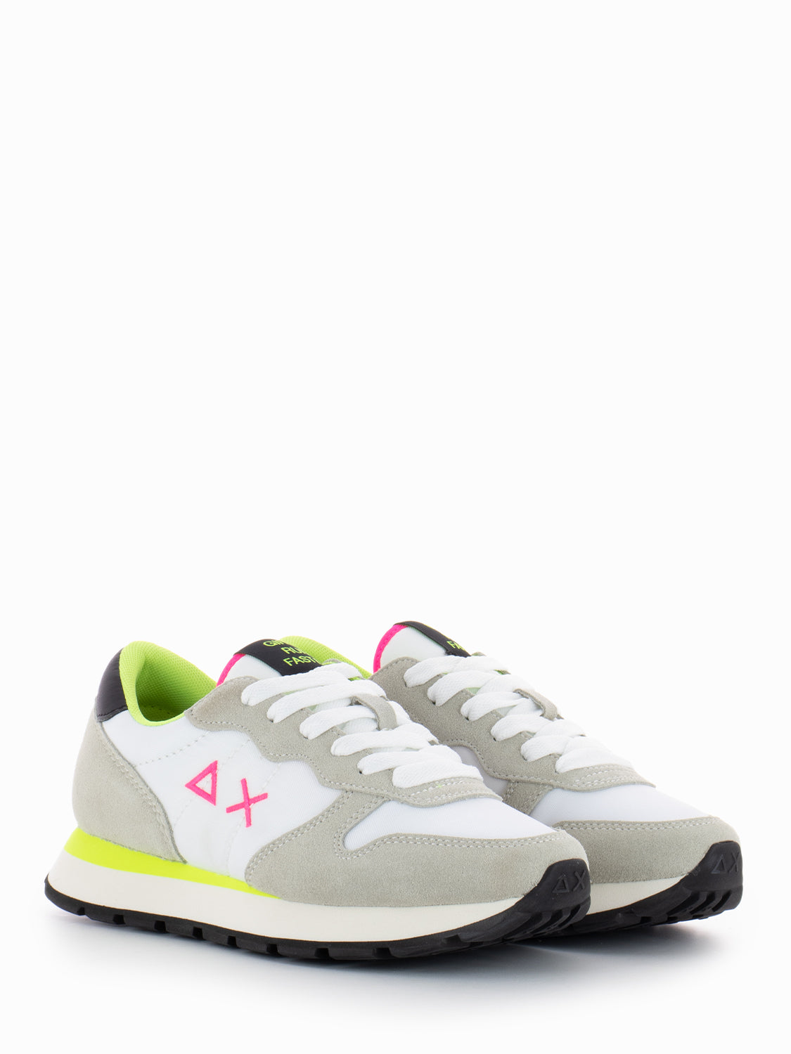 Ally solid nylon white / fluorescent yellow