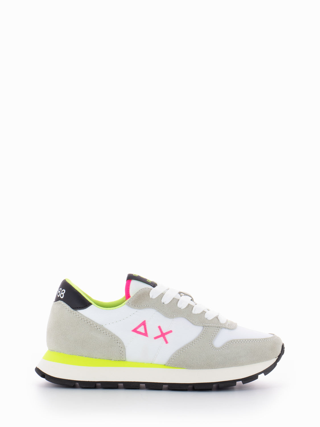 Ally solid nylon white / fluorescent yellow