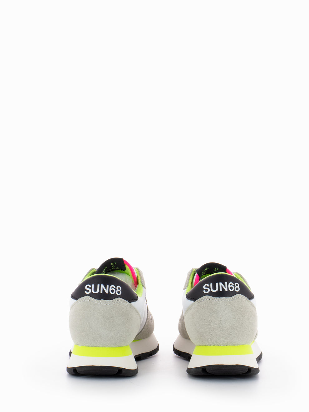 Ally solid nylon white / fluorescent yellow