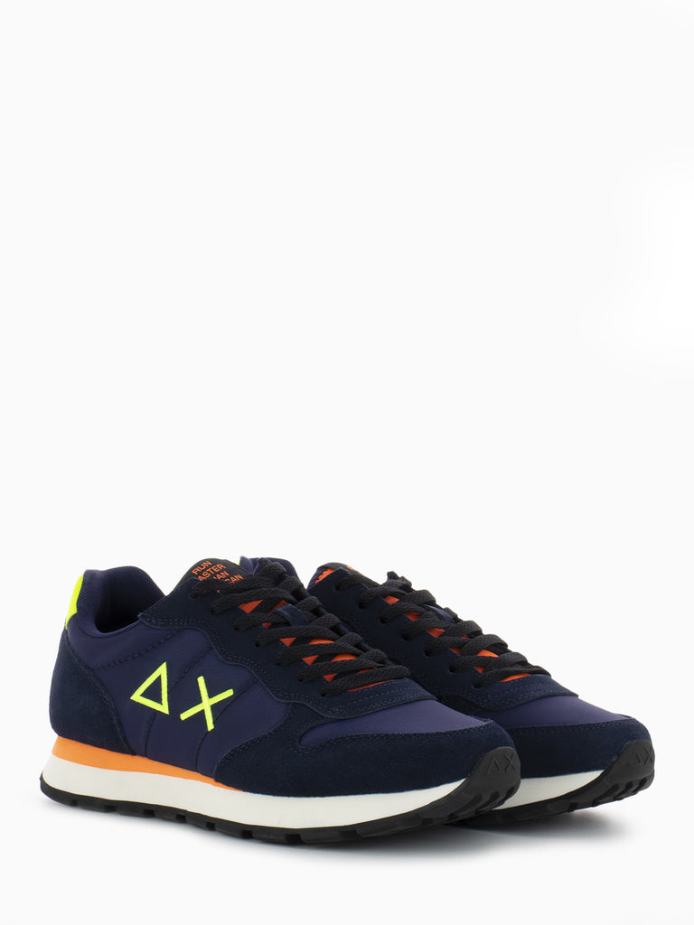 SUN 68 - Tom solid navy blue / fluo