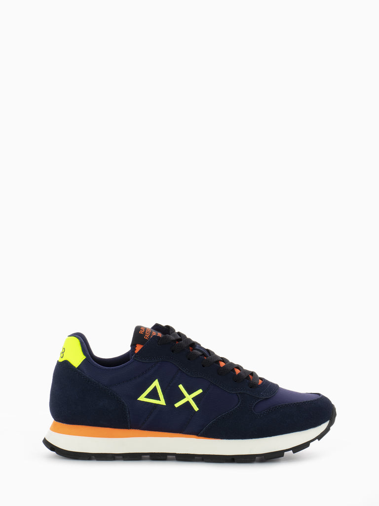 SUN 68 - Tom solid navy blue / fluo