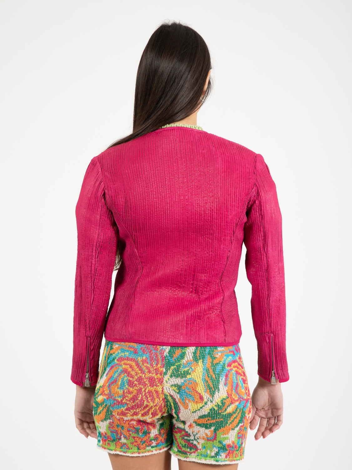 Drielle glove fit fuchsia jacket