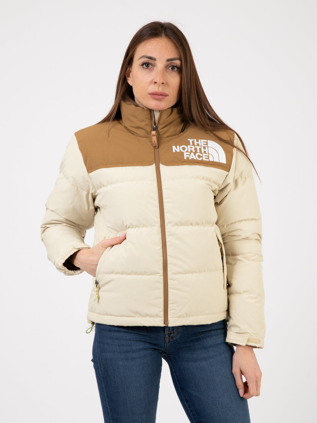 92 Low-Fi Hi-Tek Nuptse utility brown / gravel