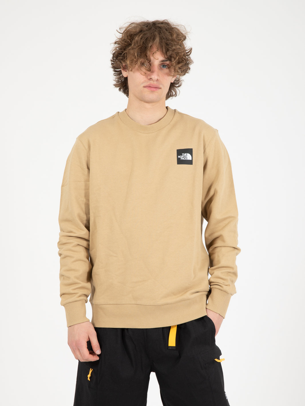 Felpa summer logo crew khaki stone