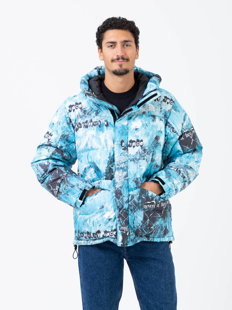 THE NORTH FACE - Himalayan down parka Norse Blue Cole Navin Never A Face Print