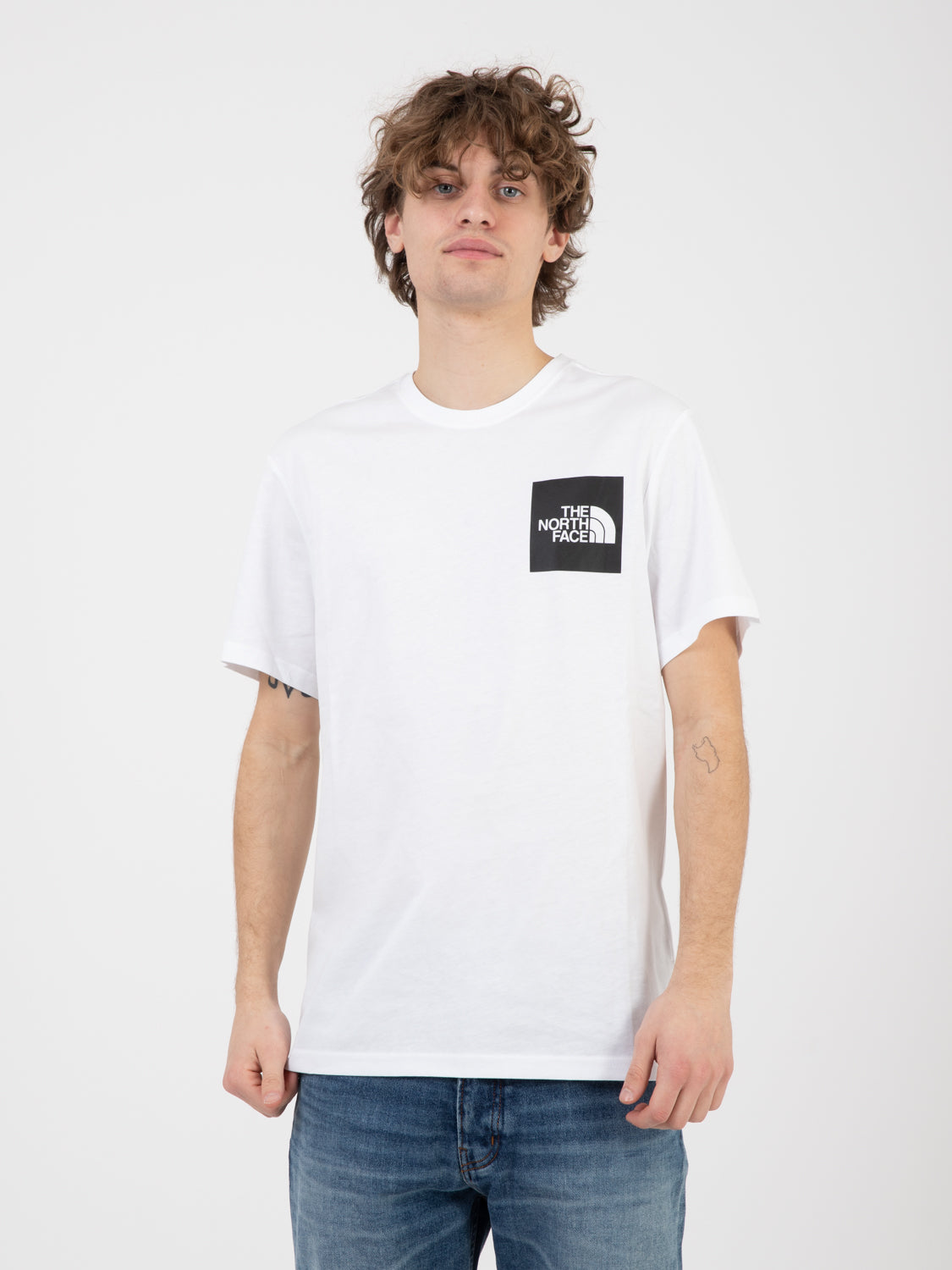 S/S Fine Tee tnf white / tnf black